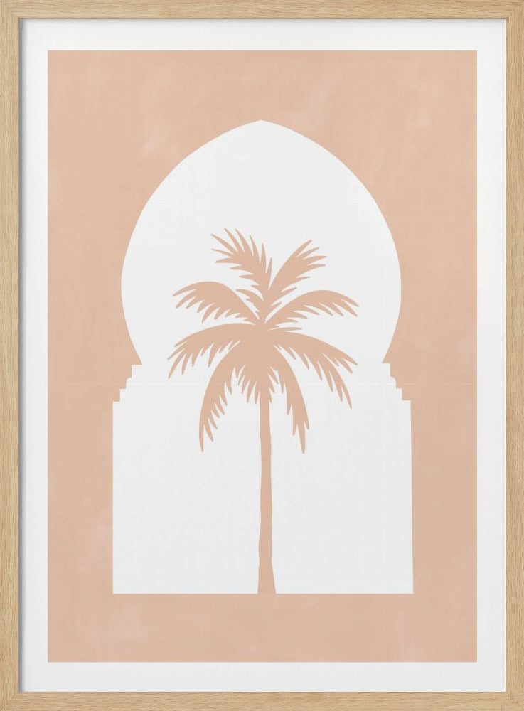 Palm Silhouette Arch | Poster