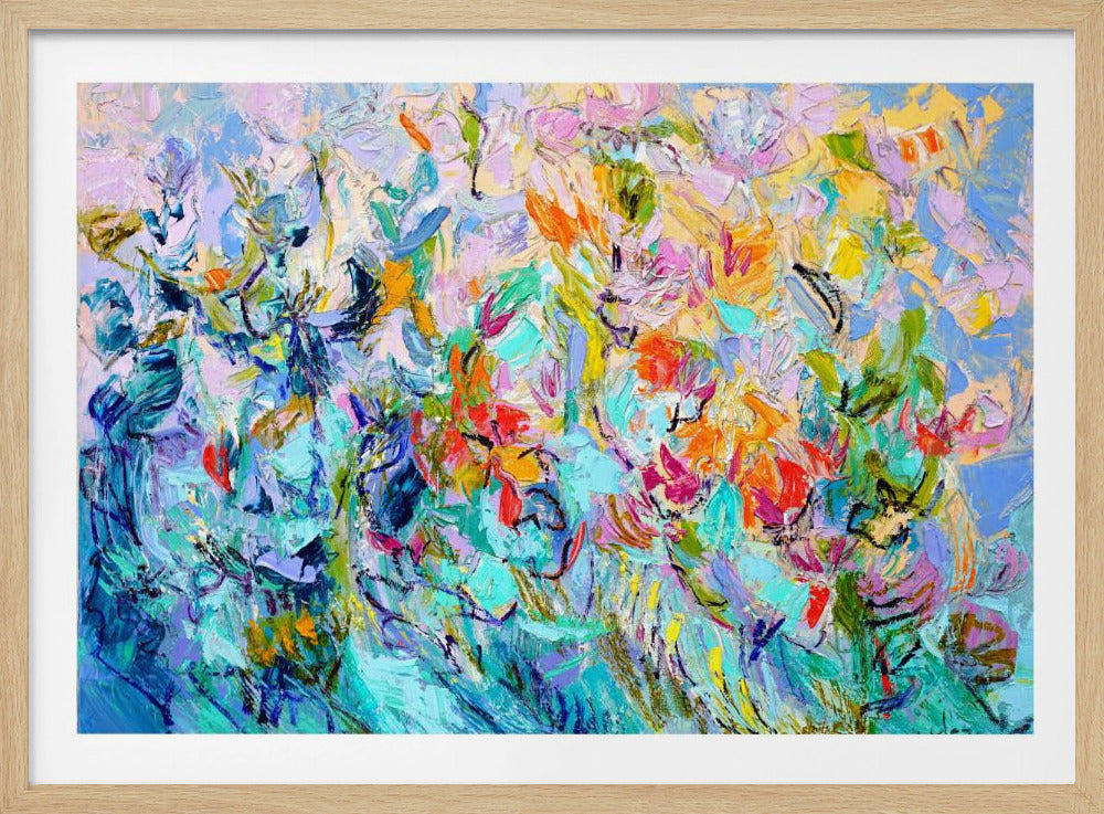 Radiant Floral Harmony | Poster