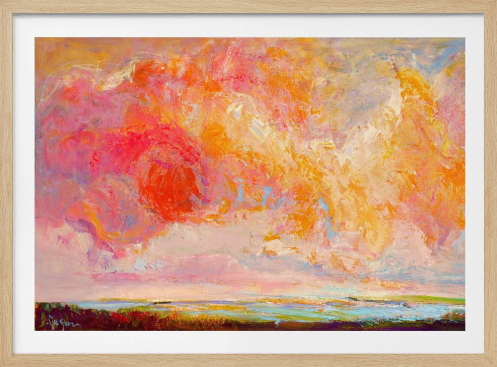 Fiery Skyscape | Poster