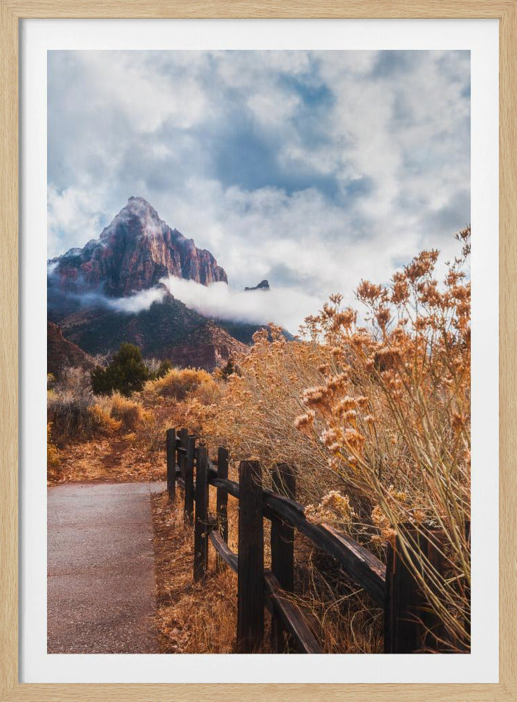 The trail to the rock | Poster