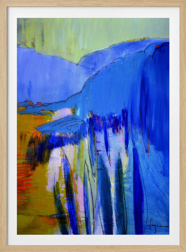 Blue Cascade Dreams | Poster