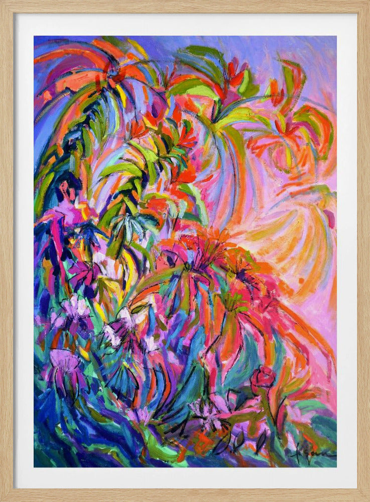 Radiant Floral Ballet | Poster