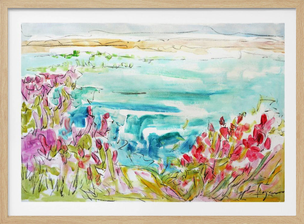 Vibrant Lakeside | Poster