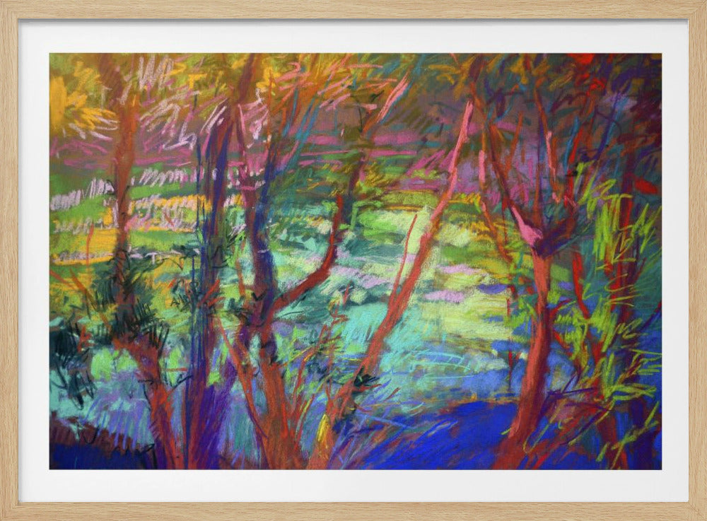 Vibrant Forest Flow | Poster