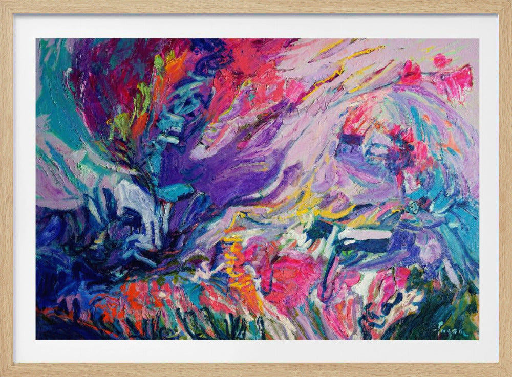 Expressionist Colorful Abstract | Poster