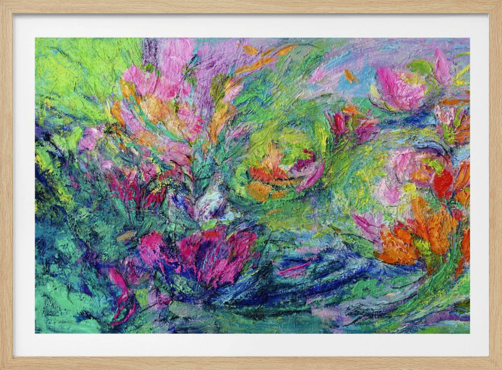 Vibrant Floral Landscape | Poster