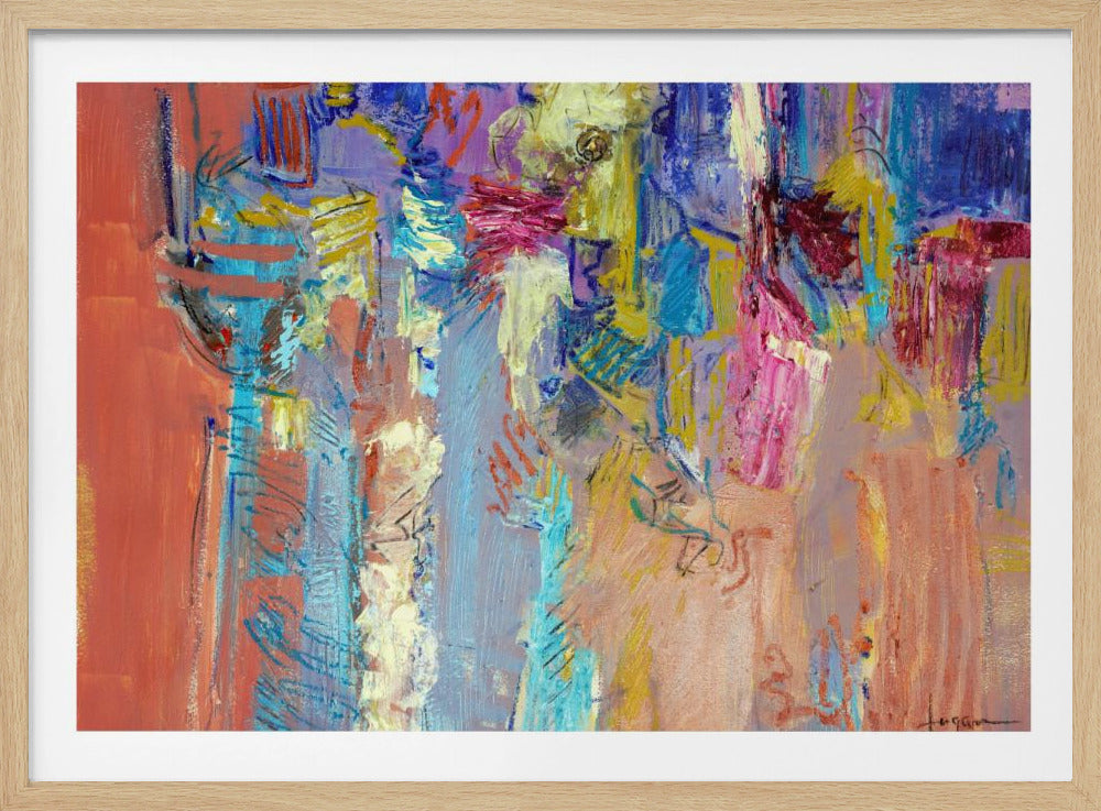 Expressionist Colorful Abstract | Poster
