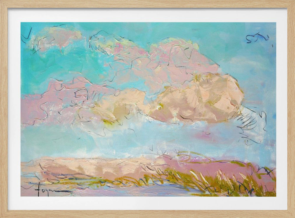 Pastel Sky Drift | Poster