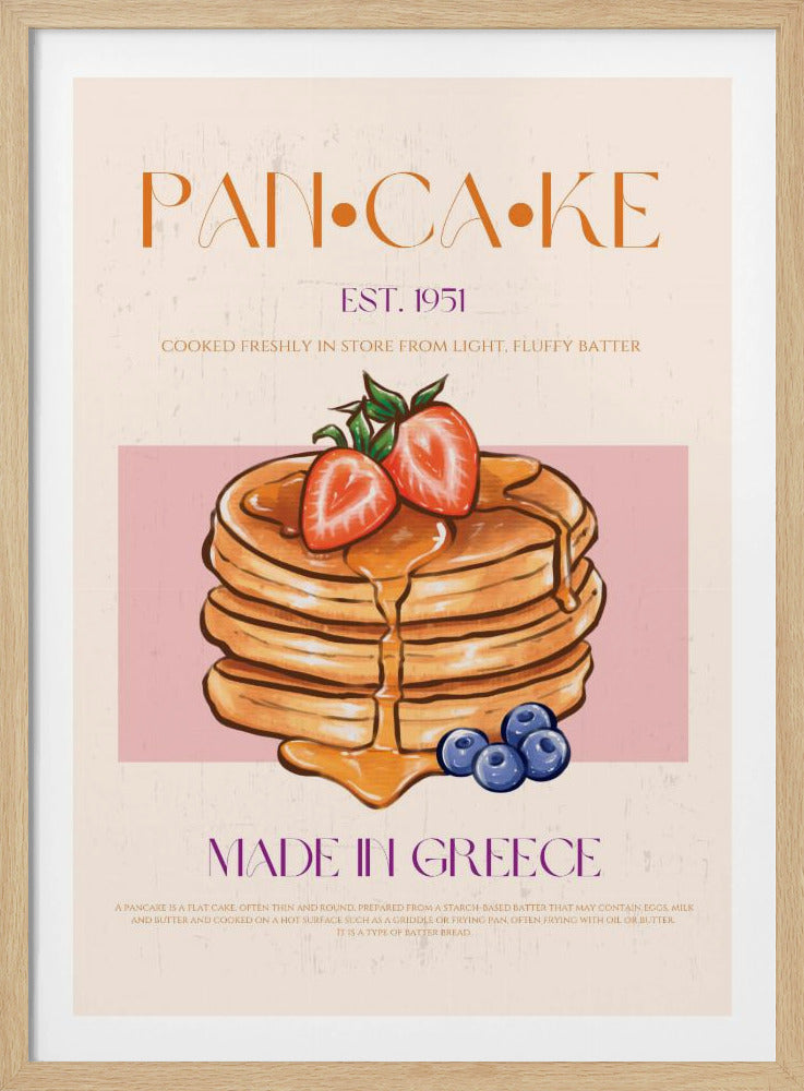 Fluffy Greek Pancakes | Poster