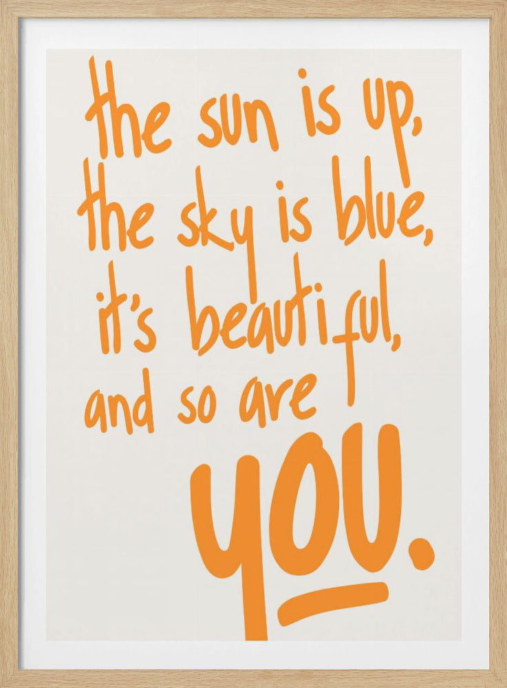 You Are Beautiful (vers.2) | Poster