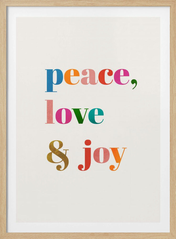 Peace, Love & Joy | Poster