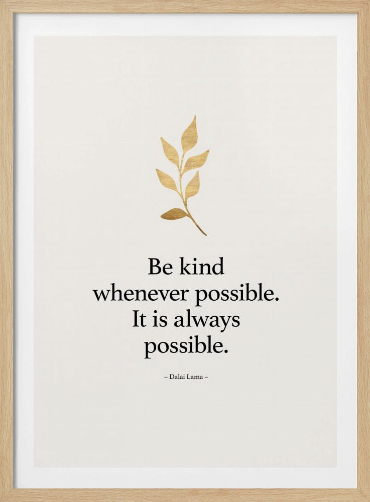 Always Be Kind | Poster