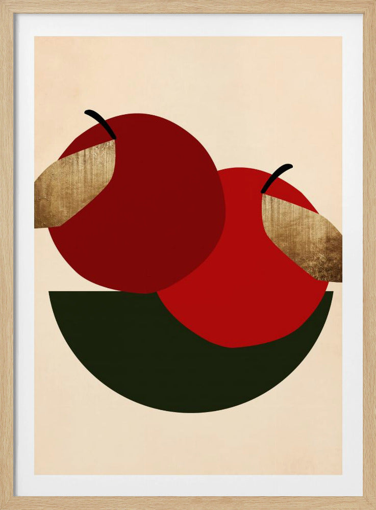 Two Red Apples | Poster