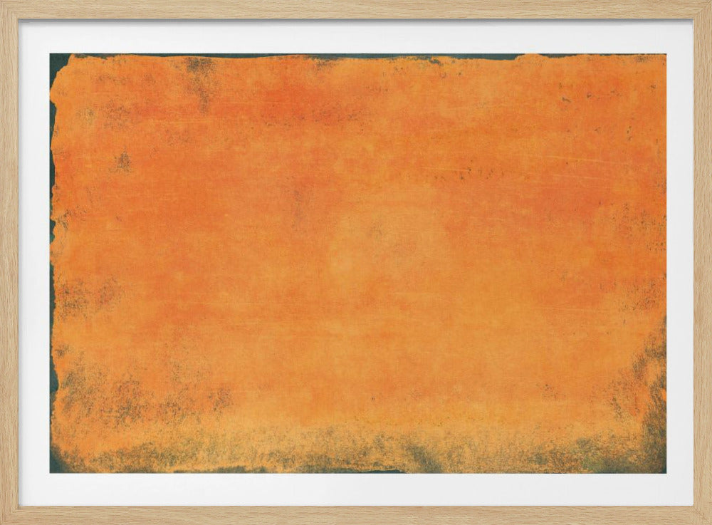 Minimal Orange Abstract 01 | Poster