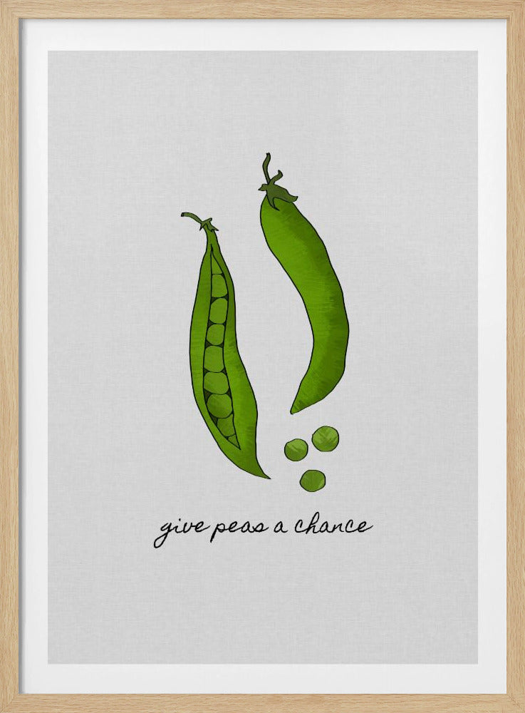 Give Peas a Chance | Poster