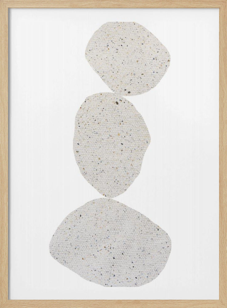 Stacked Stone Shapes | Poster