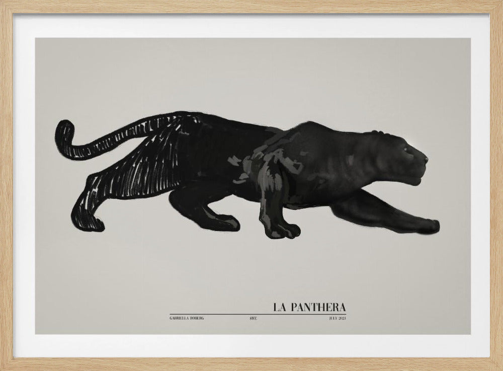La Panthera (black) | Poster