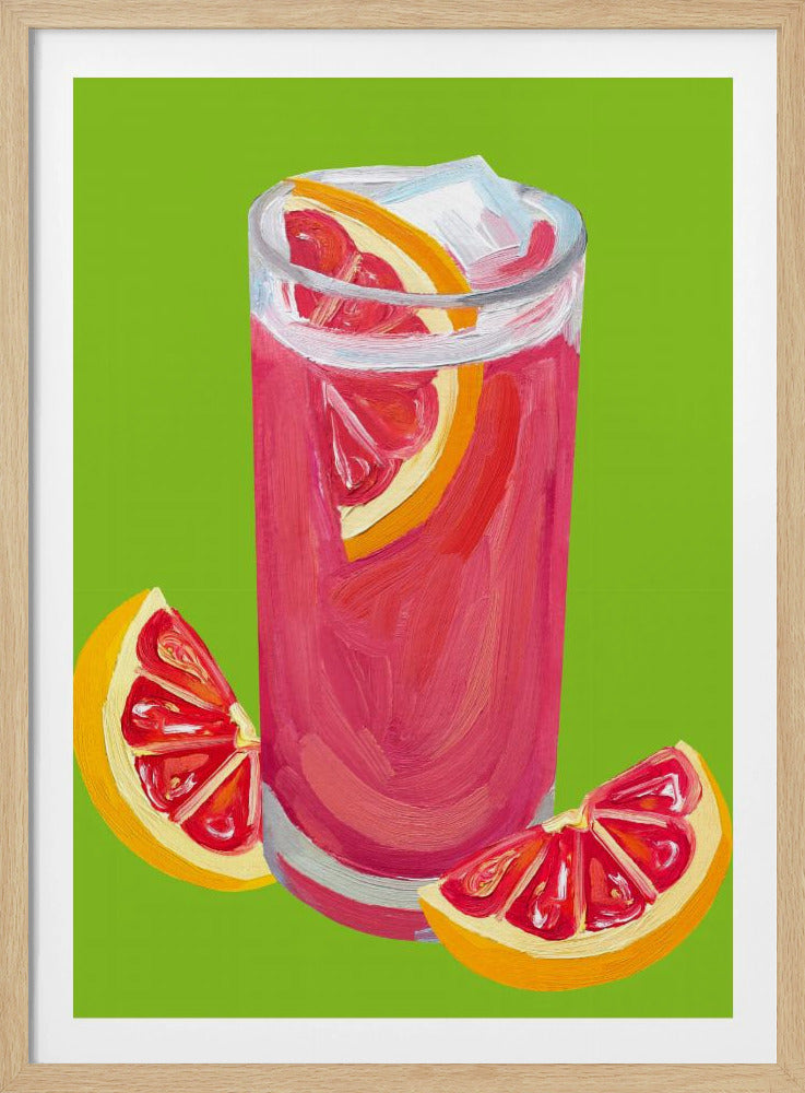 Grapefruit Paloma Pistachio | Poster