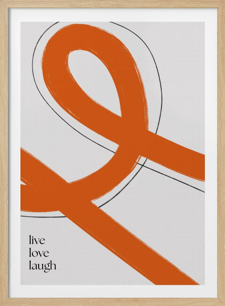 Lofe, love, laugh | Poster