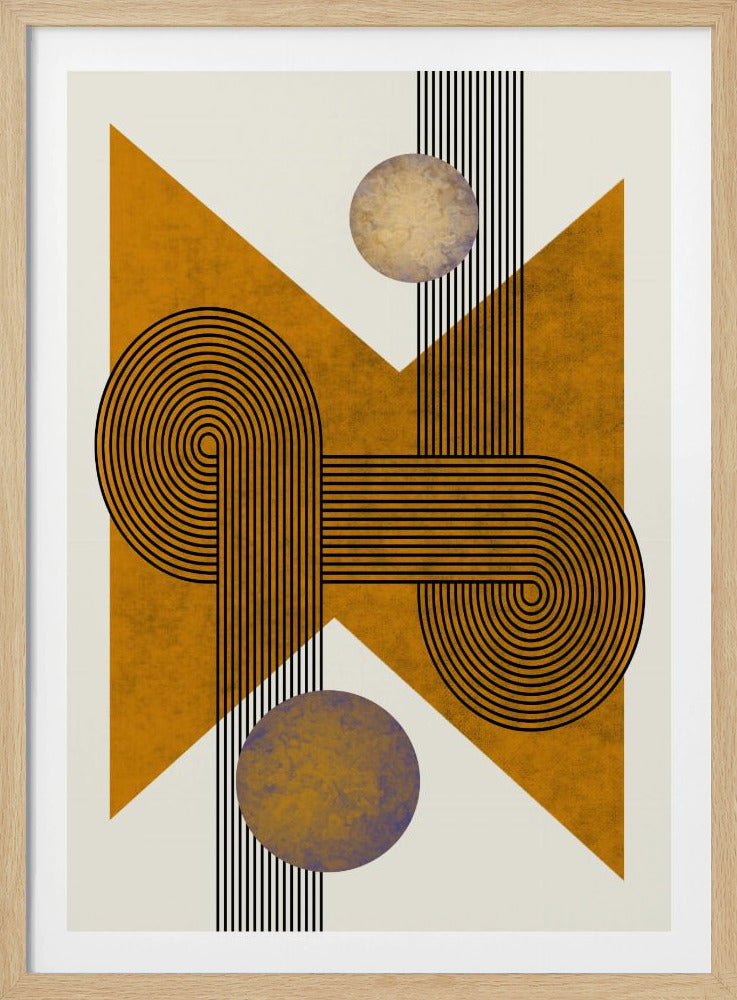 Textured Mid Century Composition 4 | Poster