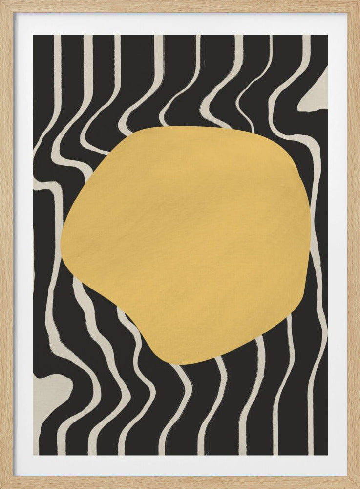 Golden Wave Harmony | Poster