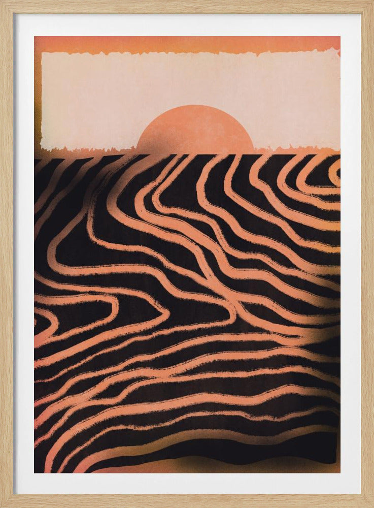 Sunset Cut Out | Poster