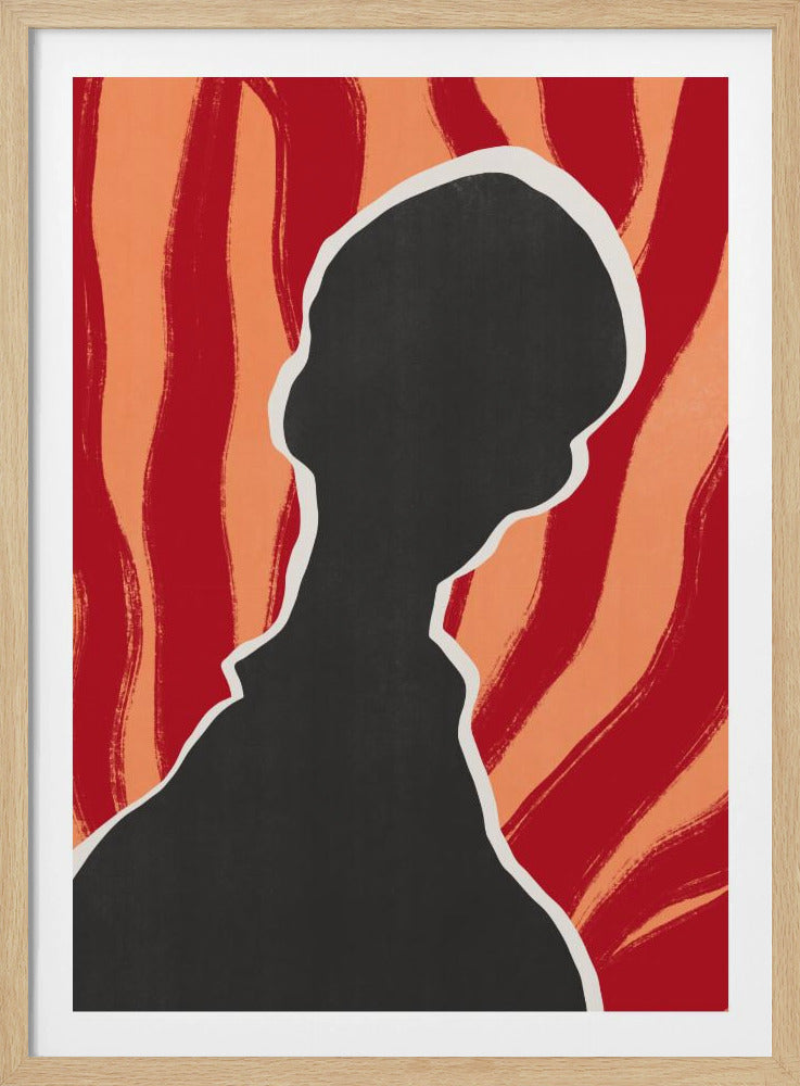 Anonymous Portrait In Heat | Poster