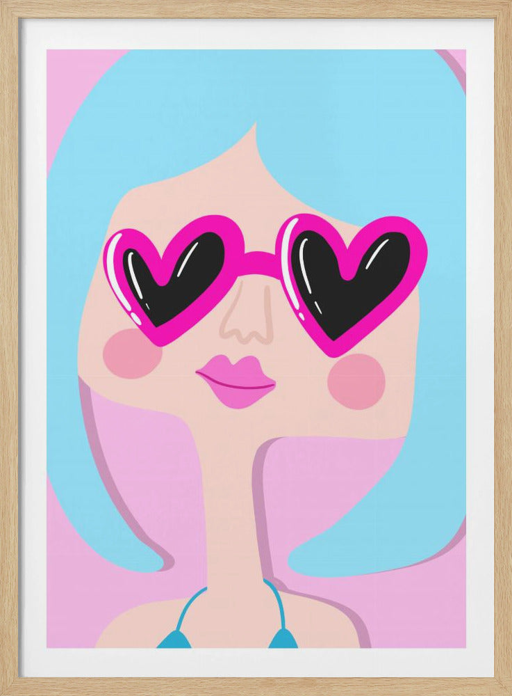 Heart Shades Smile | Poster