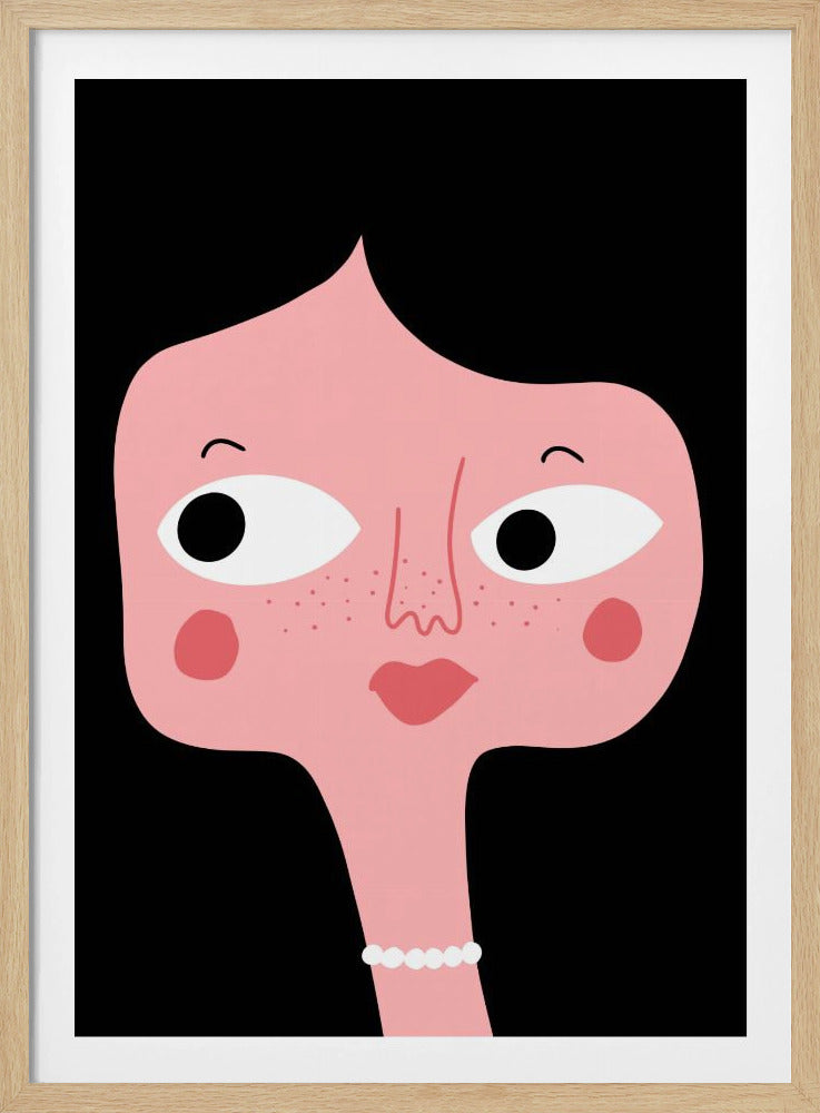 Quirky Pink Face | Poster