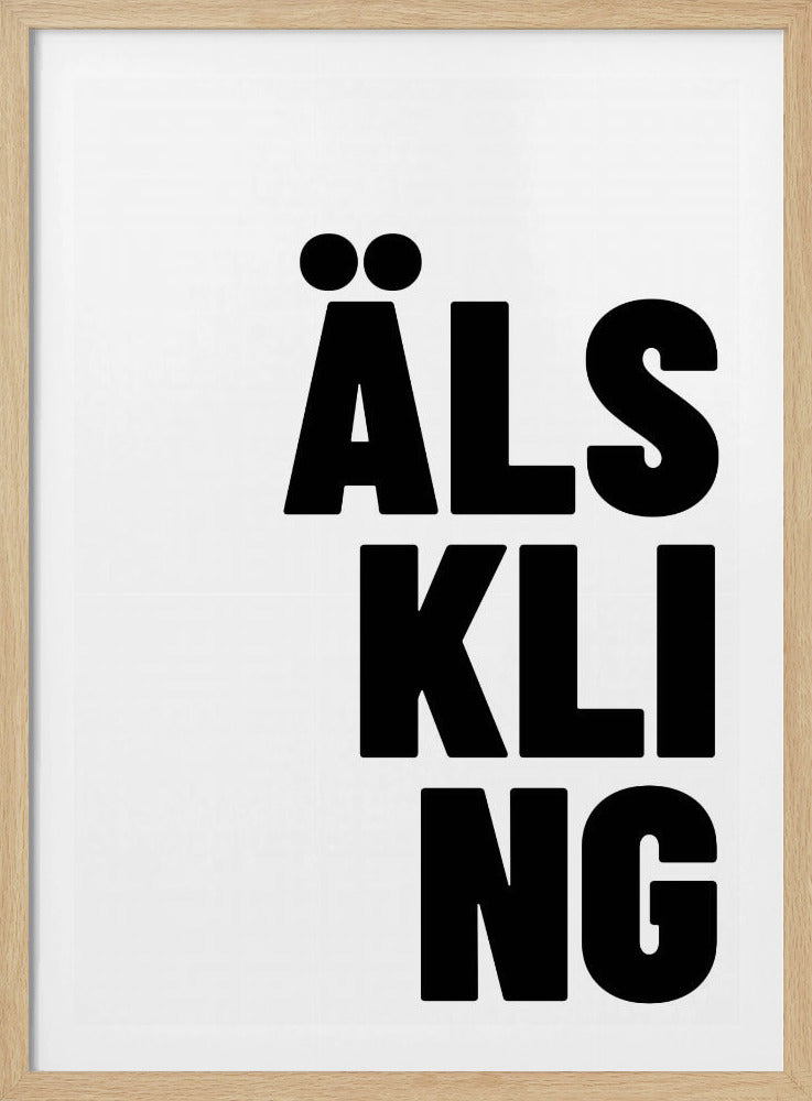 Bold Letters of Love | Poster