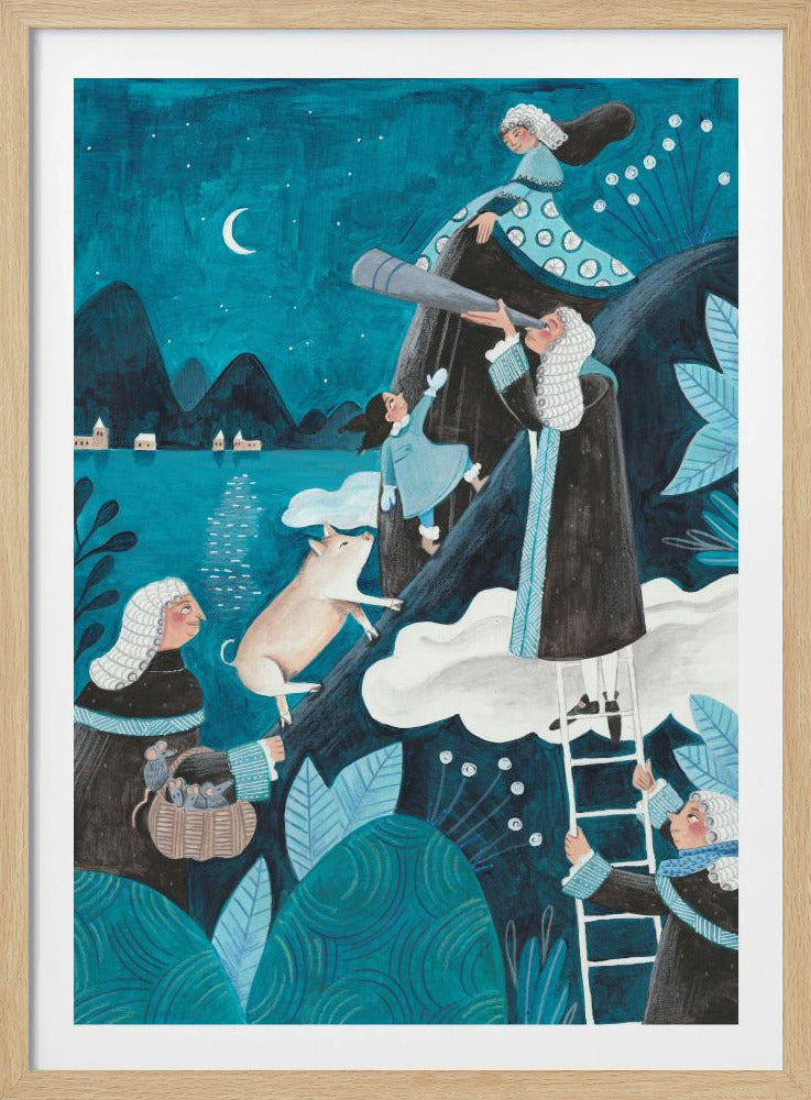 Travel through the night | Poster