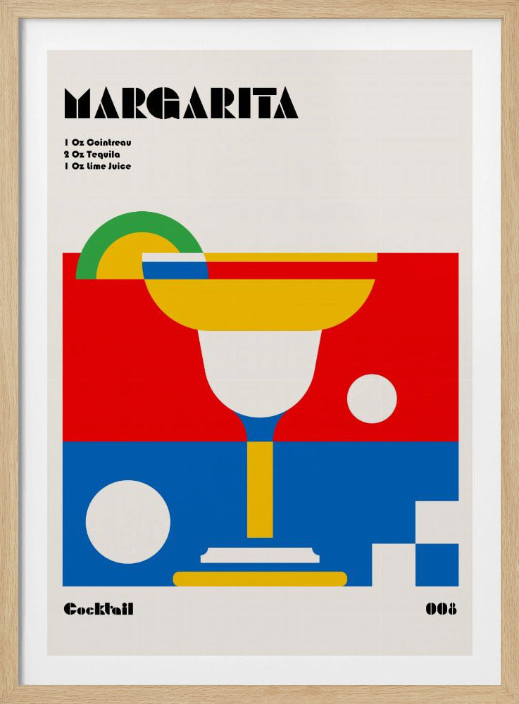 Margarita Bauhaus Cocktail | Poster