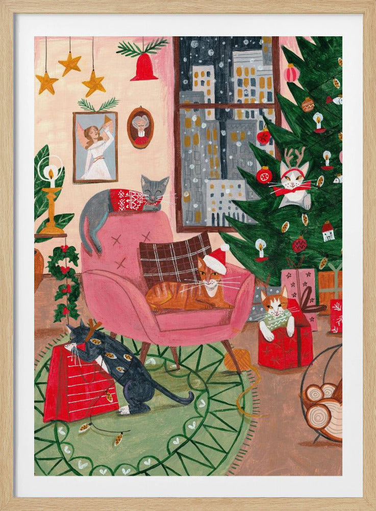 Christmas Cats in NY | Poster