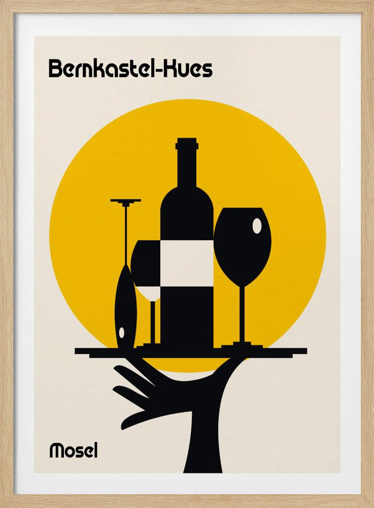 Mosel Wine Minimalist Print | Poster