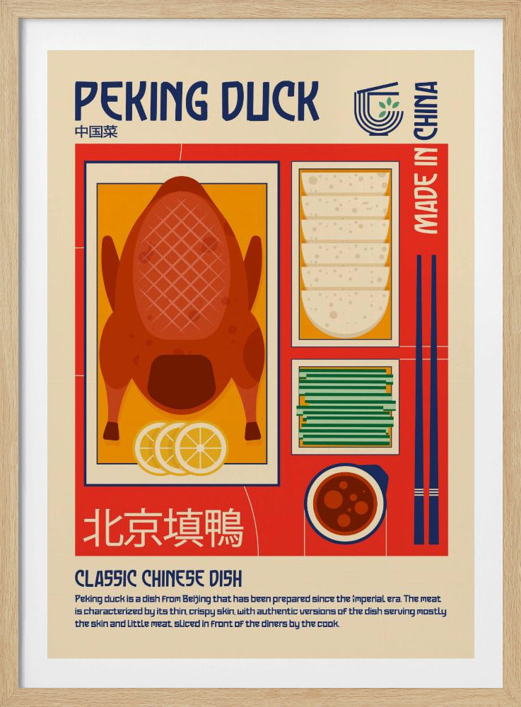 Peking Duck Japanese Food Print | Poster
