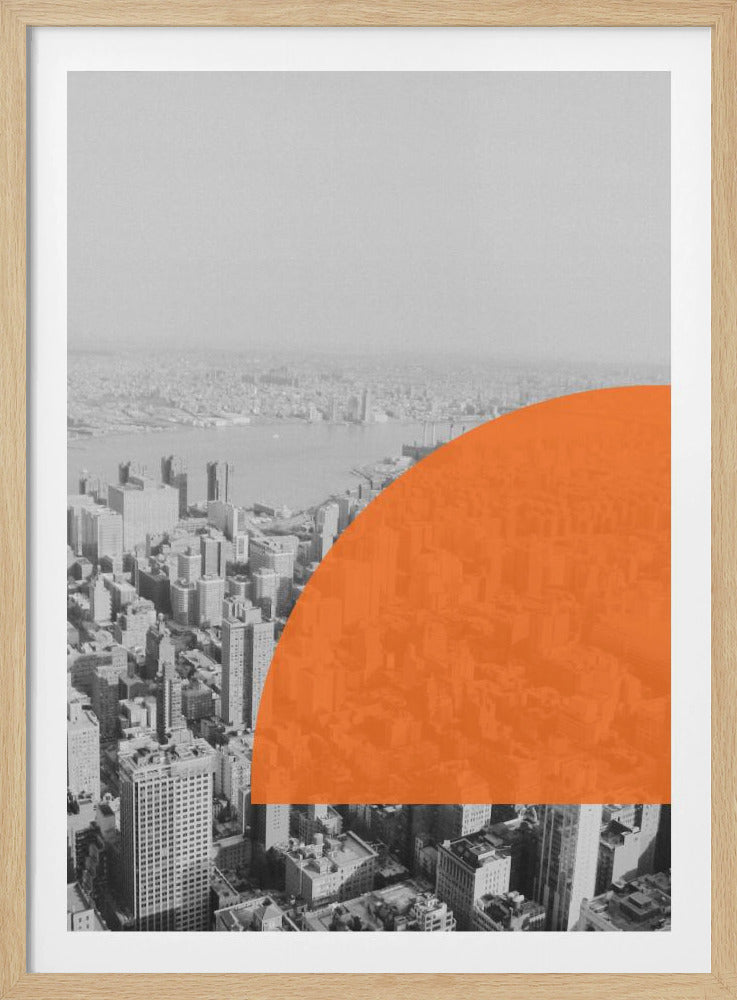 Urban Sunset Hues | Poster