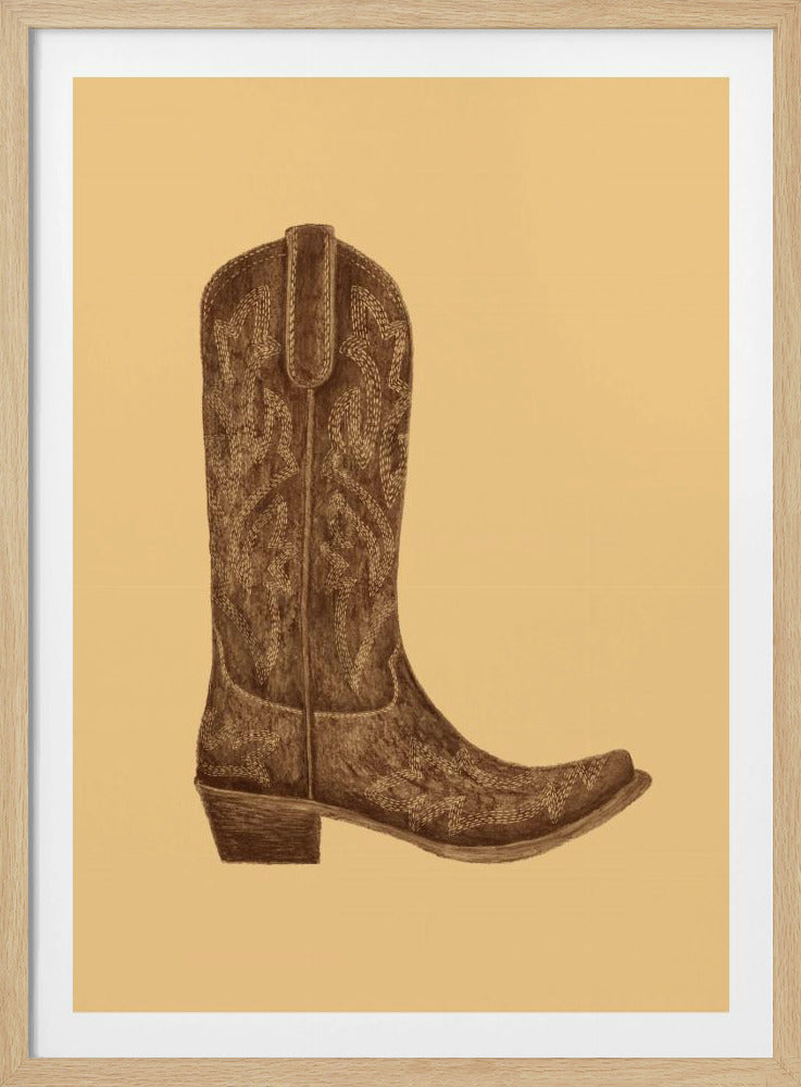 Brown Cowgirl Boot | Poster