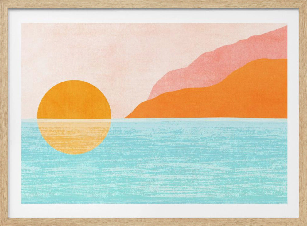 Island Sunset | Poster