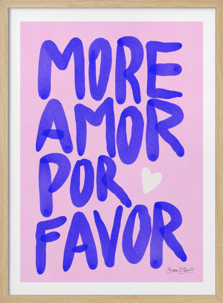 More Amor Por Favor | Poster