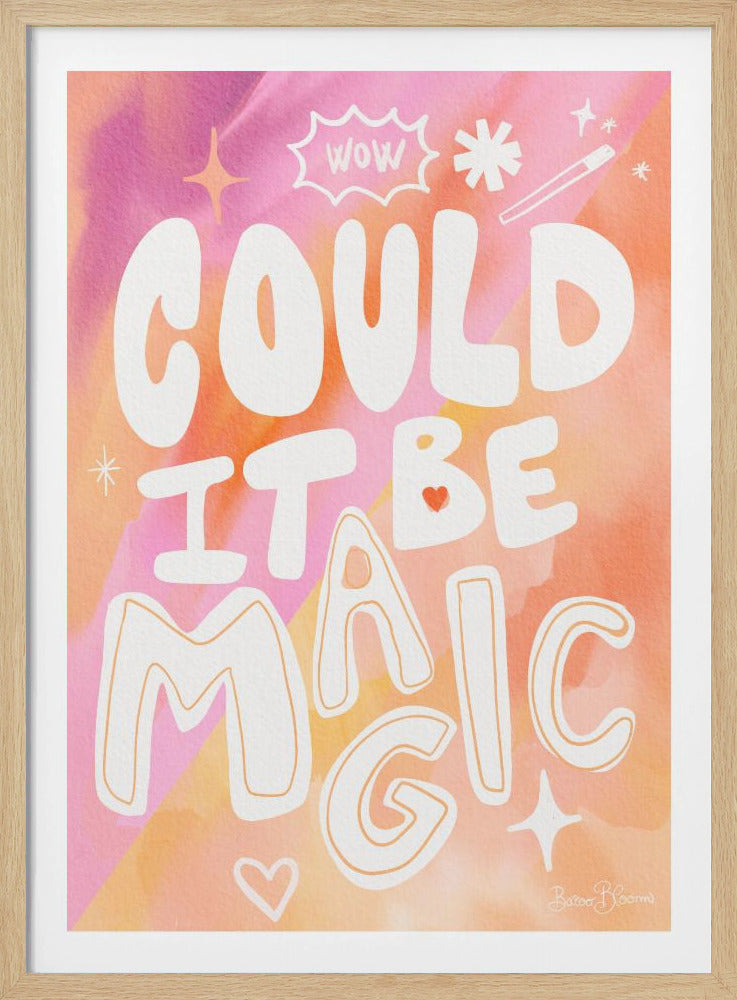 Could it Be Magic - Peach Pink | Poster