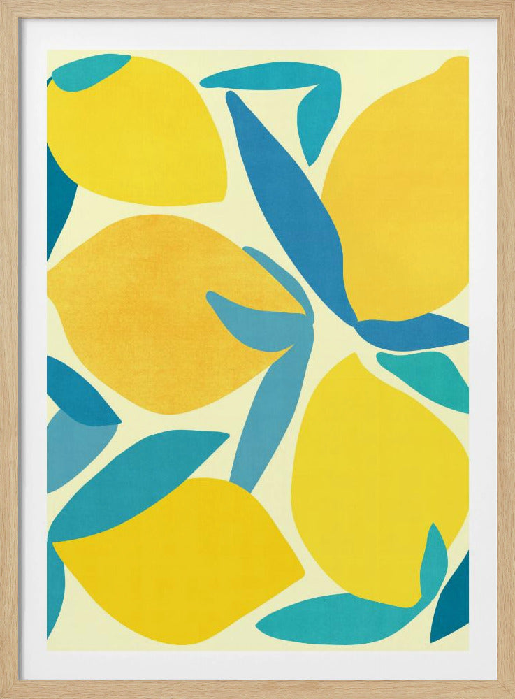 Lemon Shapes | Poster