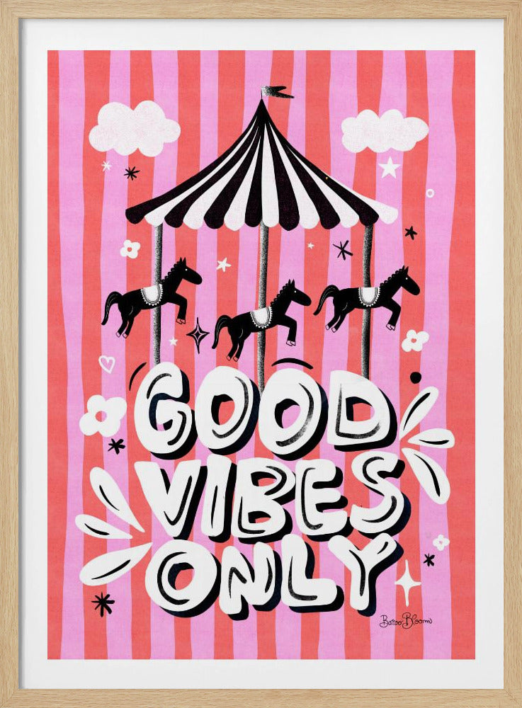 Carousel Good Vibes Only | Poster