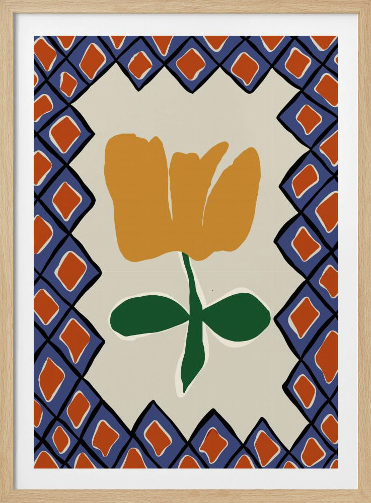 Petal plaid playtime II | Poster