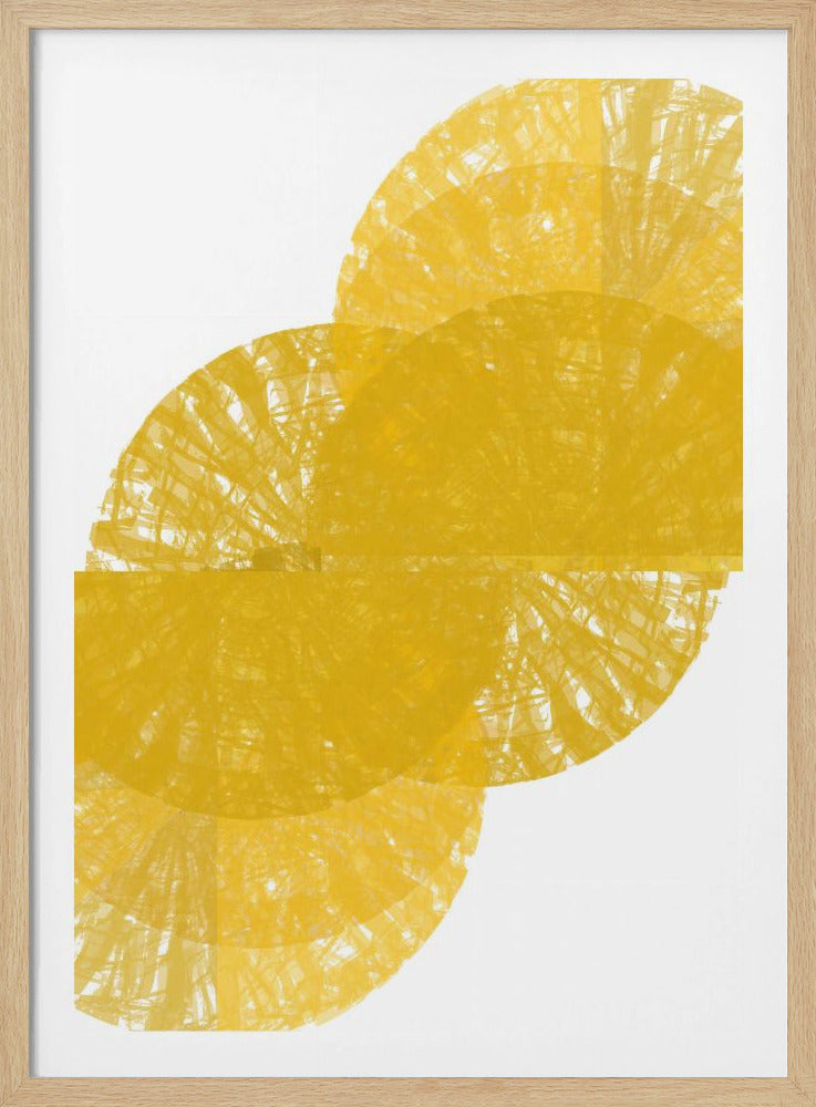 Yellow Circle Fans 1 | Poster