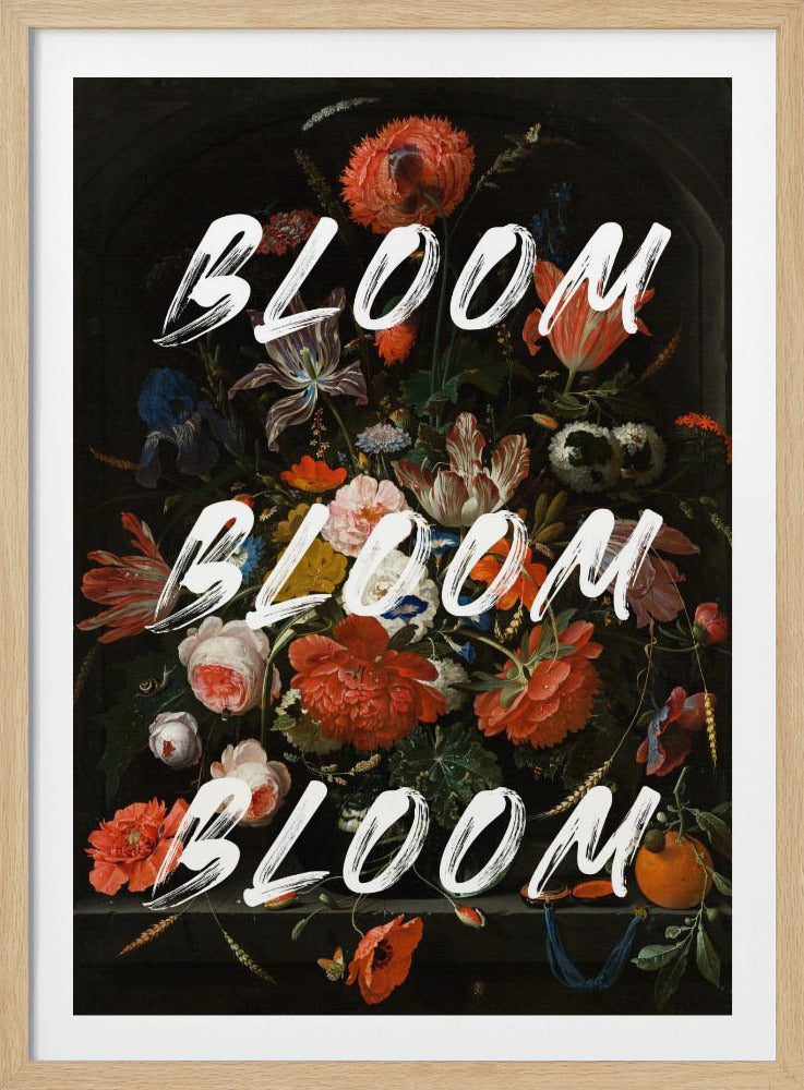 Bloom Vintage Flowers | Poster