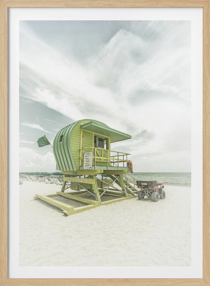 Vintage Florida Flair at Miami Beach | Poster