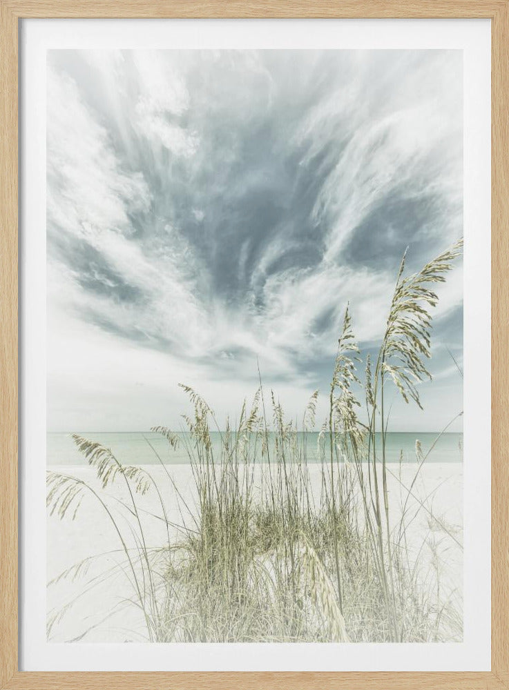 Calmness on the beach | Poster