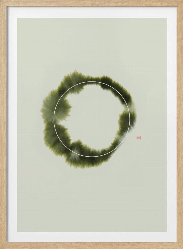 Circle N°1 | Green | Poster