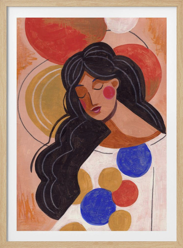 Woman in Thoughts | Poster