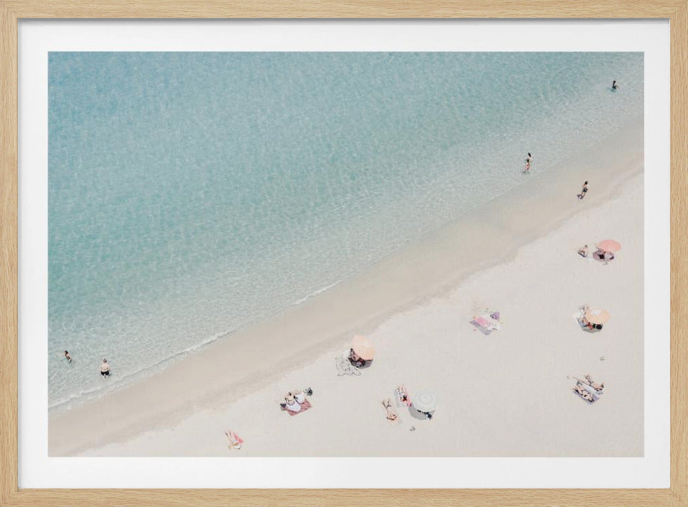 Aerial beach view | Poster